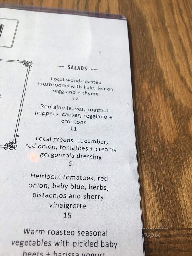Wood & Grain - Mount Pleasant, SC menu_pic