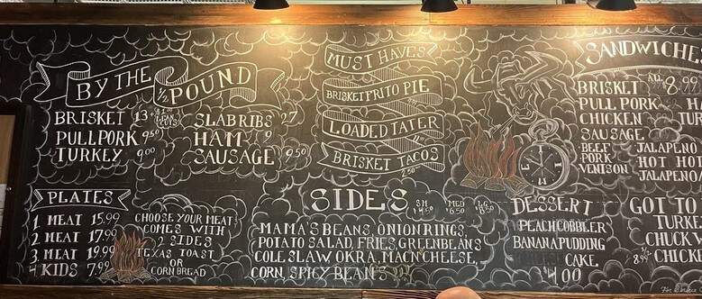 Wood and Time Smokehouse - Lavon, TX menu_pic