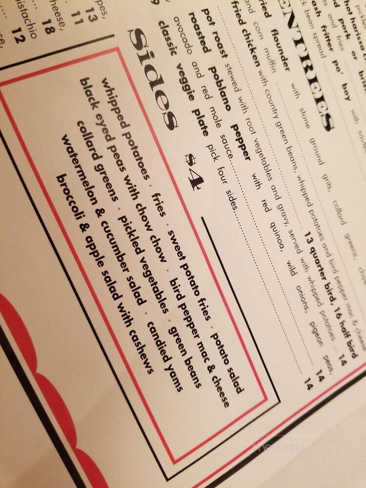 Woolworth on 5th - Nashville, TN menu_pic