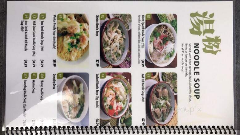 Yang Noodle House - Rialto, CA menu_pic