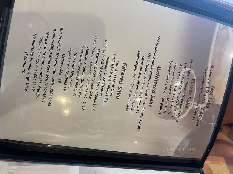 YellowFin Sushi & Sake Bar - Cape Coral, FL menu_pic