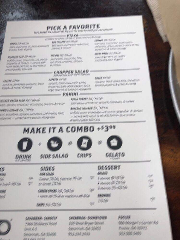 Your Pie - Pooler, GA menu_pic