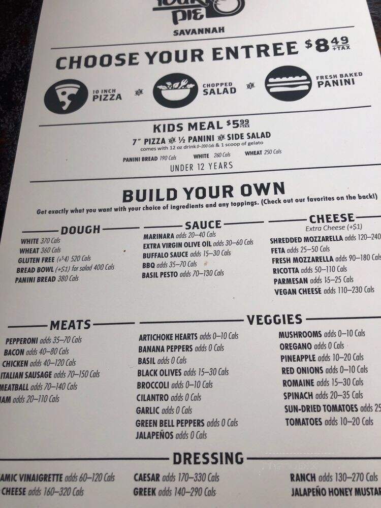 Your Pie - Pooler, GA menu_pic