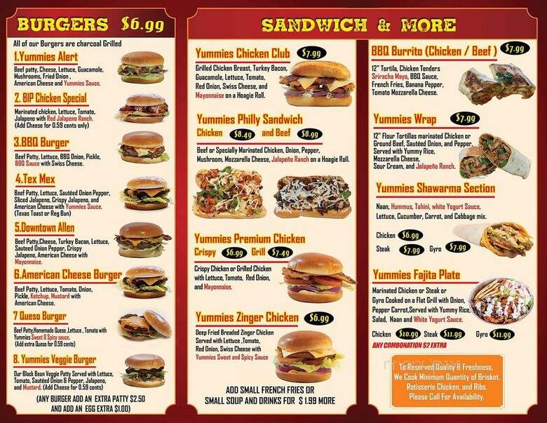 Yummy Burgers & BBQ - Allen, TX