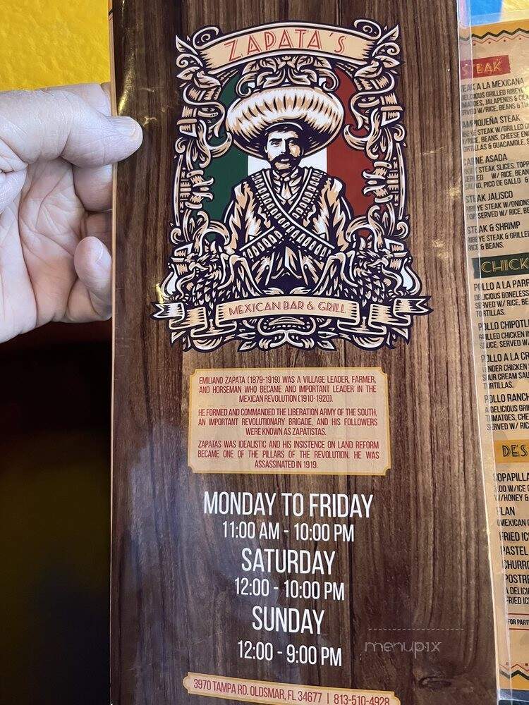 Zapata's Mexican Bar & Grill - Oldsmar, FL