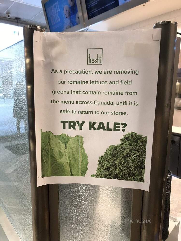 Freshii - Toronto, ON menu_pic