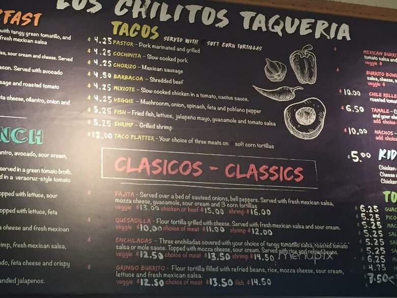 Los Chilitos - Calgary, AB menu_pic