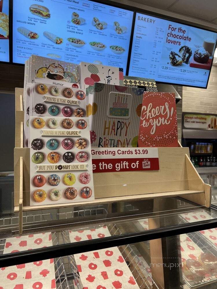 Tim Hortons-Cold Stone Creamery - Toronto, ON menu_pic