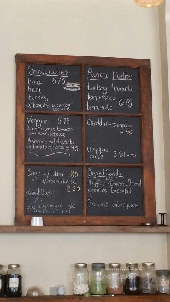 Savoury Grounds - Toronto, ON menu_pic
