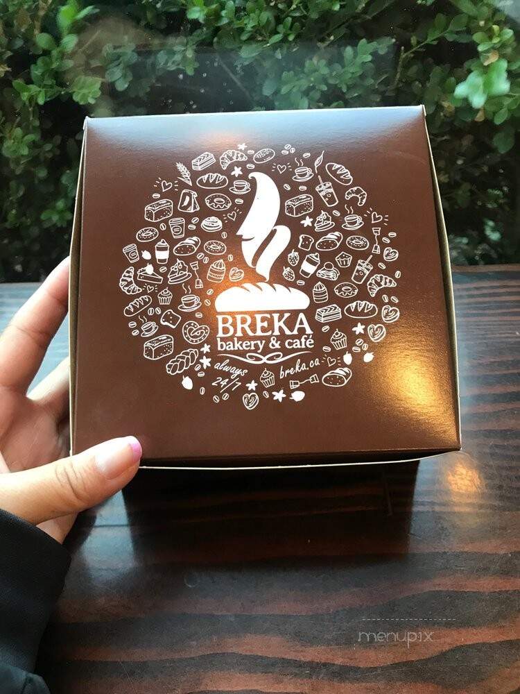 Breka Bakery & Cafe - Vancouver, BC menu_pic