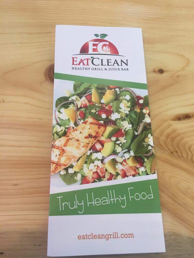 Eat Clean Healthy Grill & Juice Bar - St. Albert, AB menu_pic