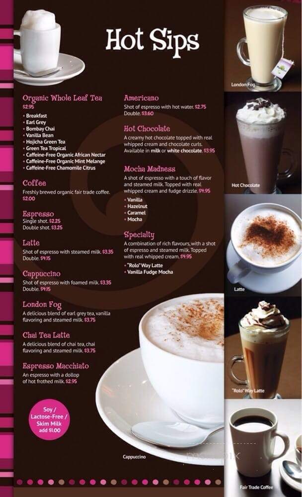 Spin Dessert Cafe Vaughan - Vaughan, ON menu_pic
