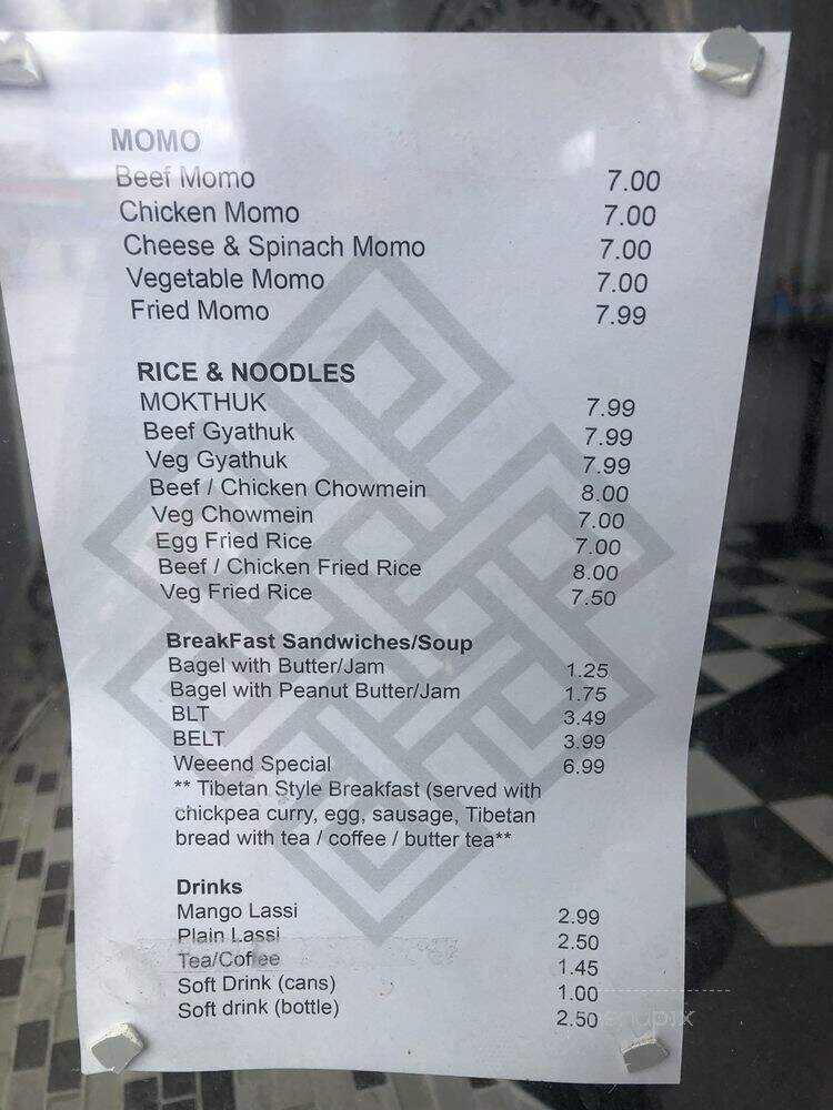 Momo Place - Etobicoke, ON menu_pic
