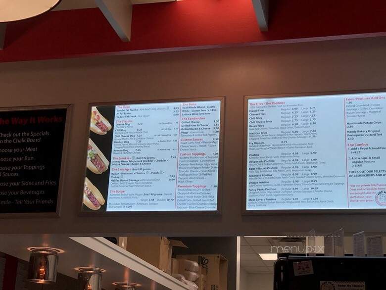 Fat Franks Dog House - Edmonton, AB menu_pic