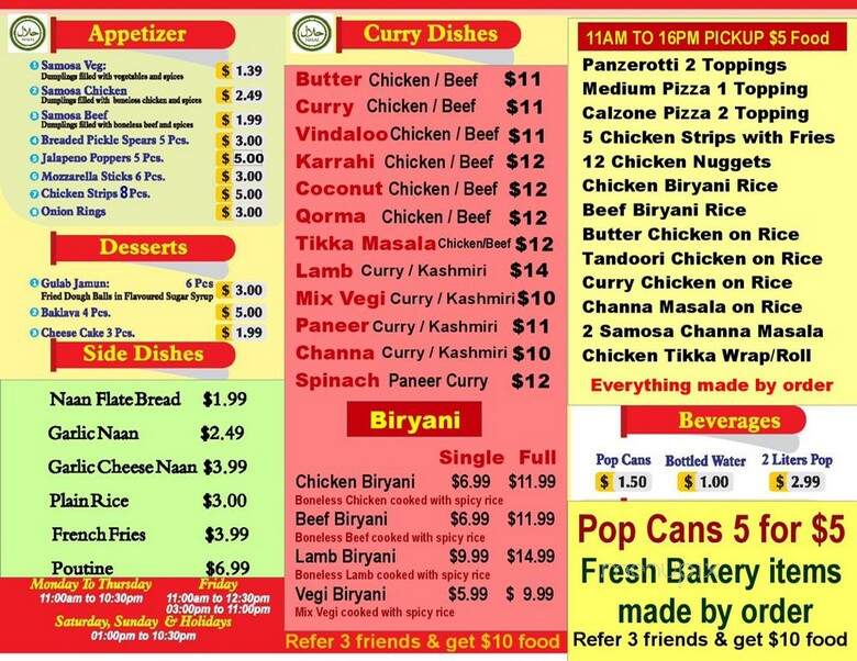 Pizza Plus - Windsor, ON menu_pic