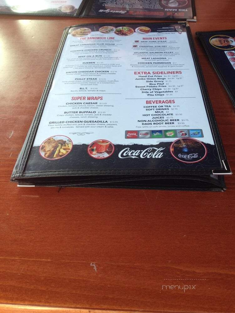 Don Cherry's Sports Grill - Port Colborne, ON menu_pic