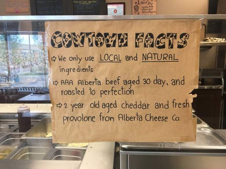 Cowtown Beef Shack - Calgary, AB menu_pic