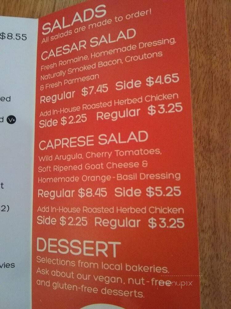 Fiazza Fresh Fired - Ottawa, ON menu_pic