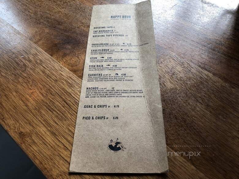 La Taqueria Pinche Taco Shop - Vancouver, BC menu_pic