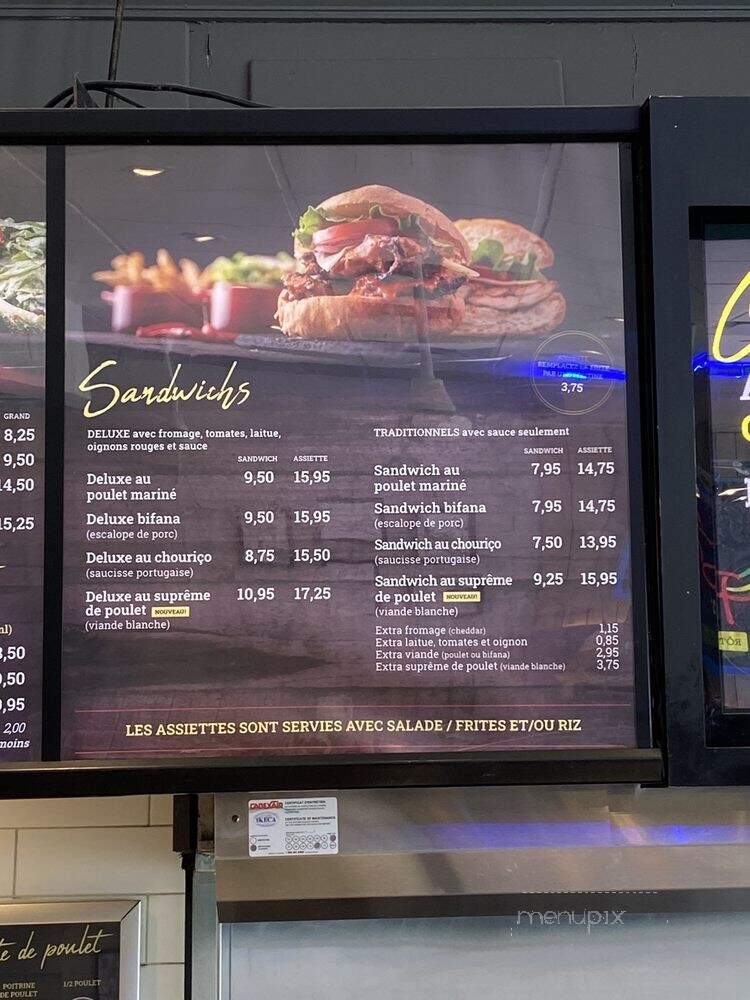 Rotisserie Piri Piri Plateau - Montreal, QC menu_pic