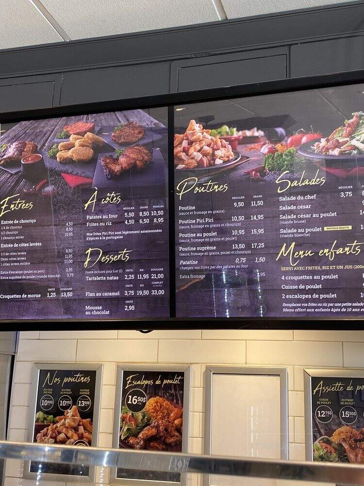 Rotisserie Piri Piri Plateau - Montreal, QC menu_pic