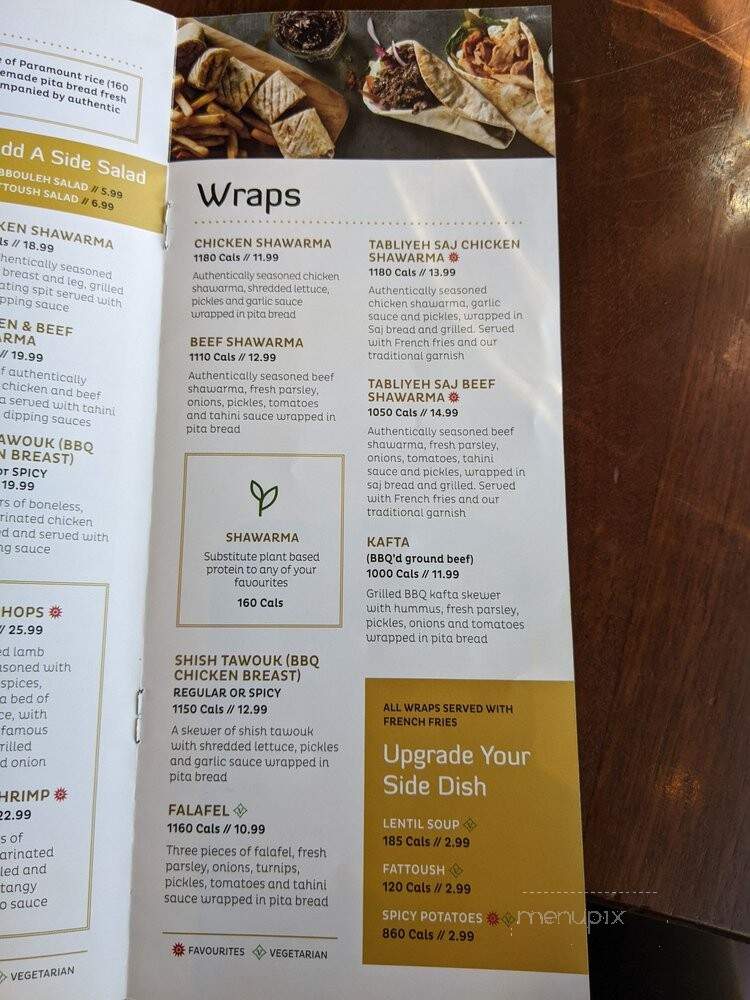 Paramount Fine Foods - Edmonton, AB menu_pic