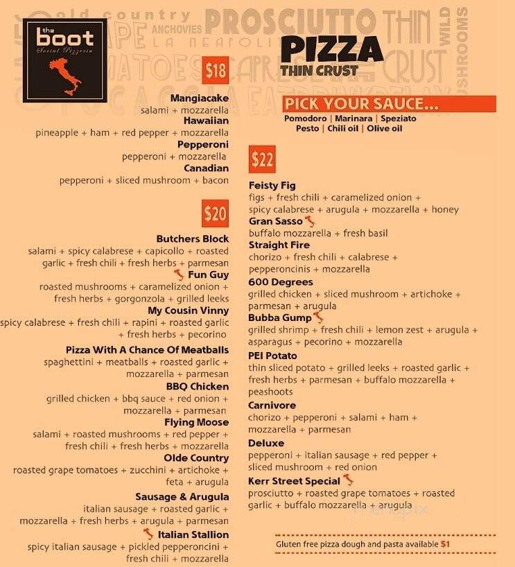 The Boot Social Pizzeria - Oakville, ON