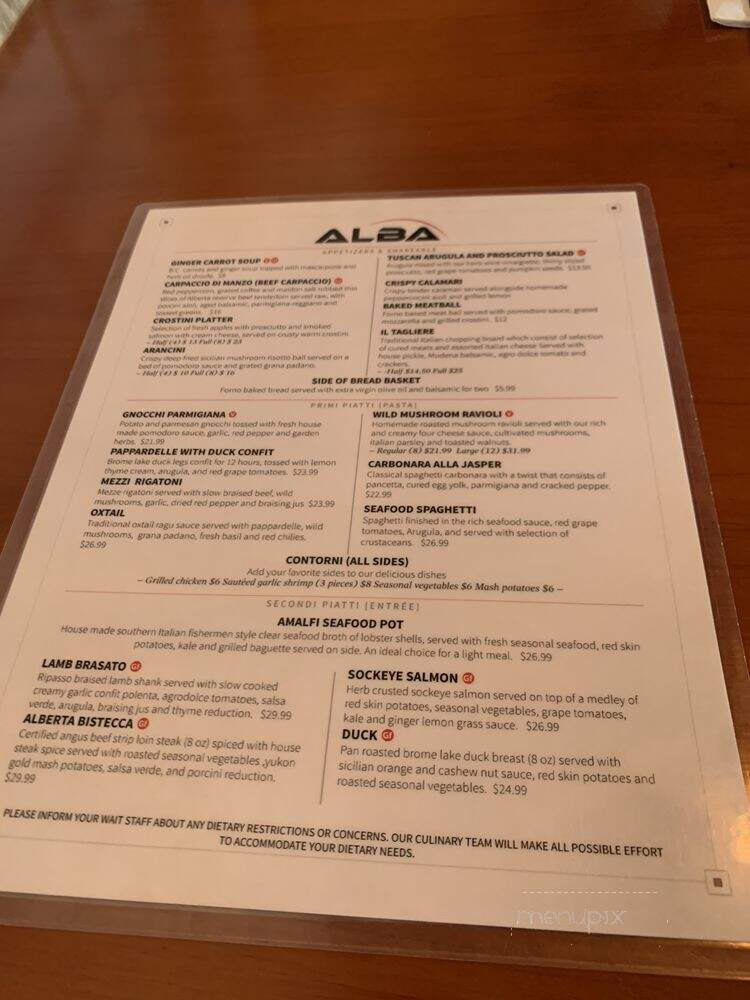 ALBA Restaurant - Jasper, AB