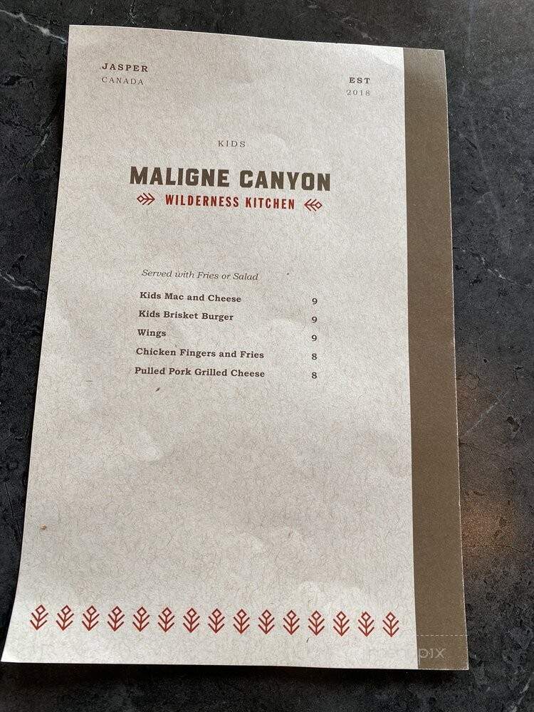 Maligne Canyon Tea House - Jasper, AB