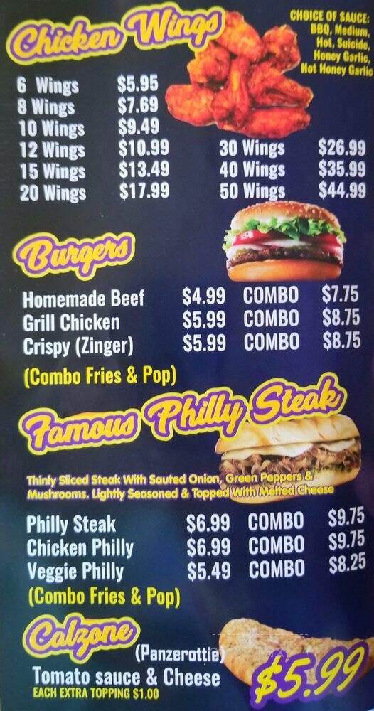 Crown Pizza - Scarborough, ON menu_pic