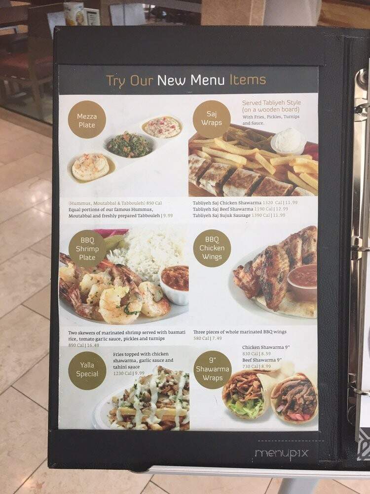 Paramount Fine foods - Toronto, ON menu_pic