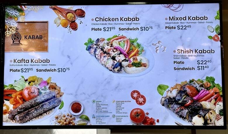 Shawarma Palace - Ottawa, ON menu_pic