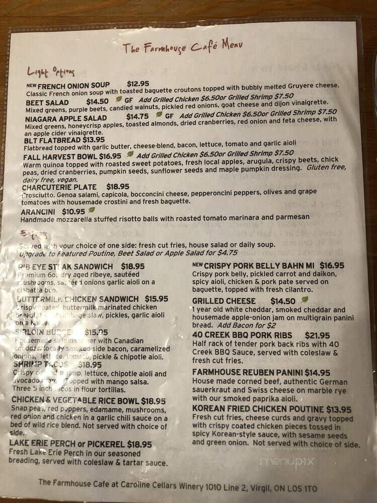 The Farmhouse Cafe - Niagara-on-the-lake, ON