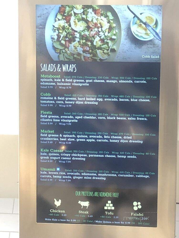 Freshii Hamilton - Hamilton, ON menu_pic