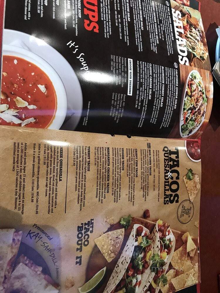 St. Louis Bar & Grill - Richmond Hill, ON menu_pic