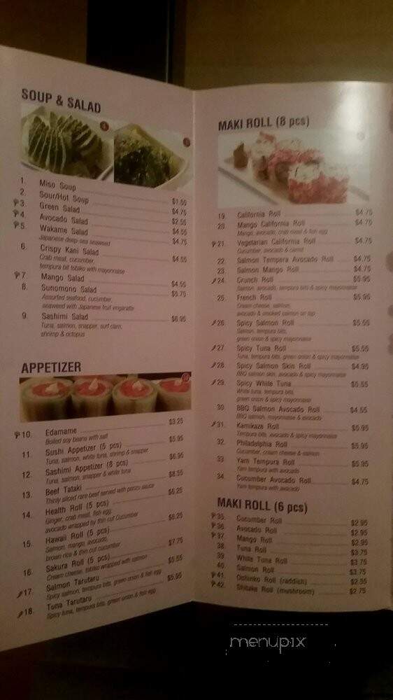 Oishi Sushi - Markham, ON menu_pic