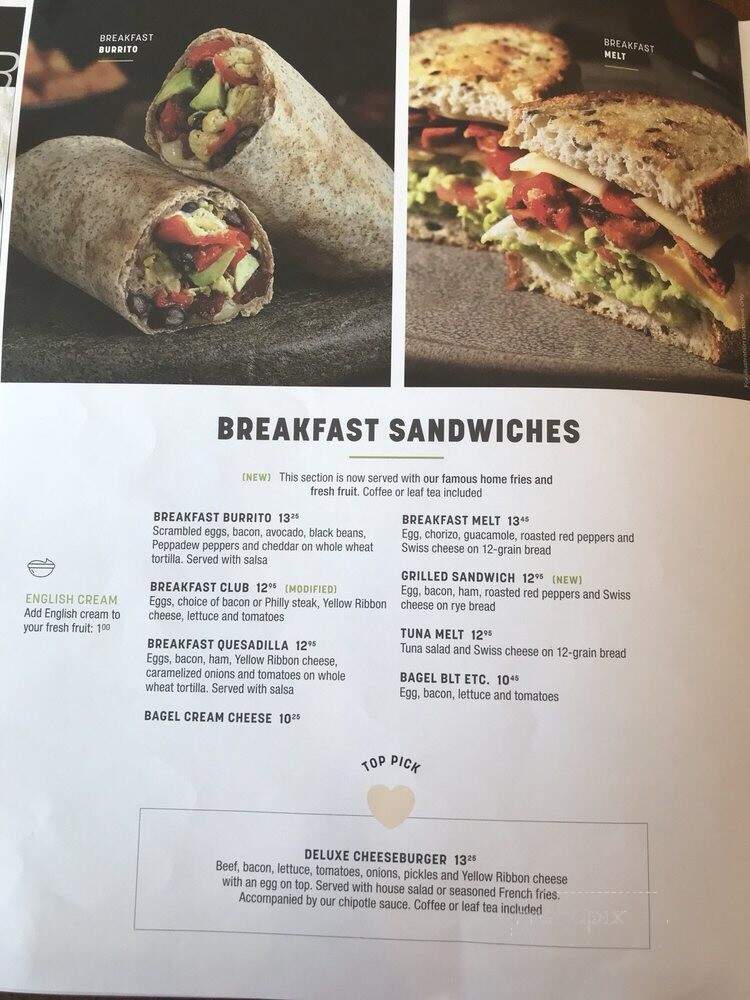 Ben & Florentine - La Prairie, QC menu_pic