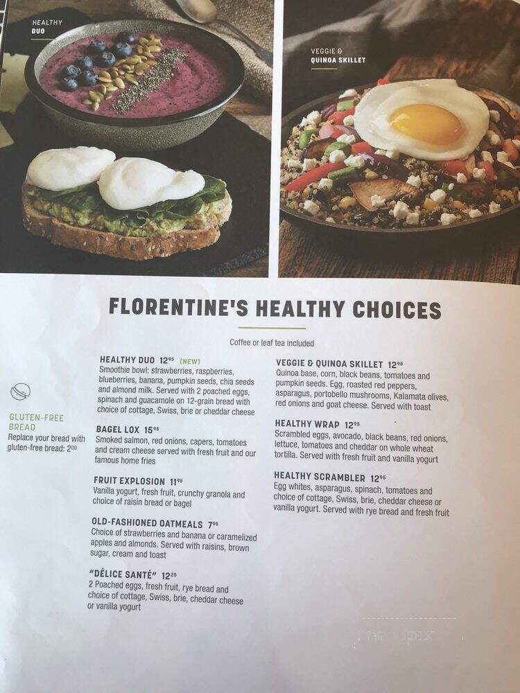 Ben & Florentine - La Prairie, QC menu_pic