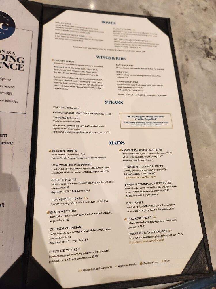 Turtle Jack's Muskoka Grill - Etobicoke, ON menu_pic