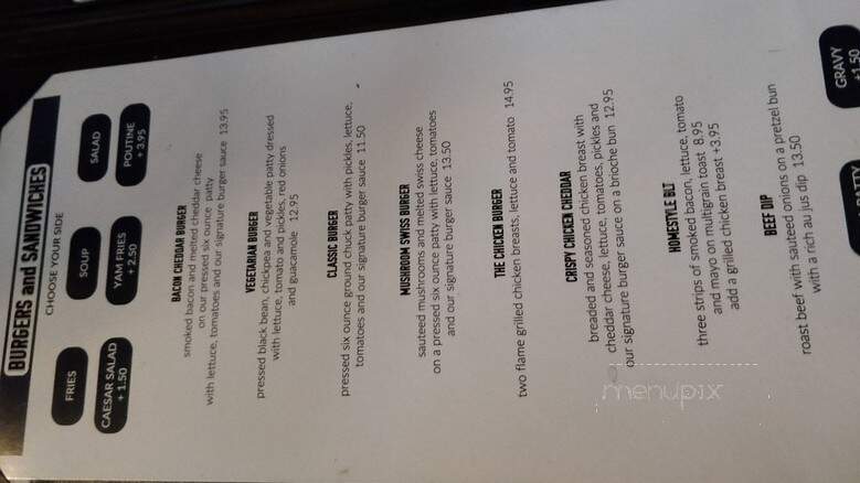 East Side Craft House - Vancouver, BC menu_pic