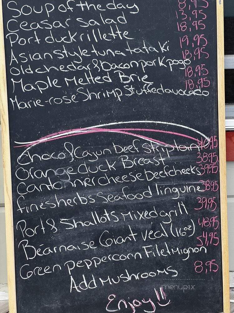 L'Huile d'Olive - Bouchette, QC menu_pic