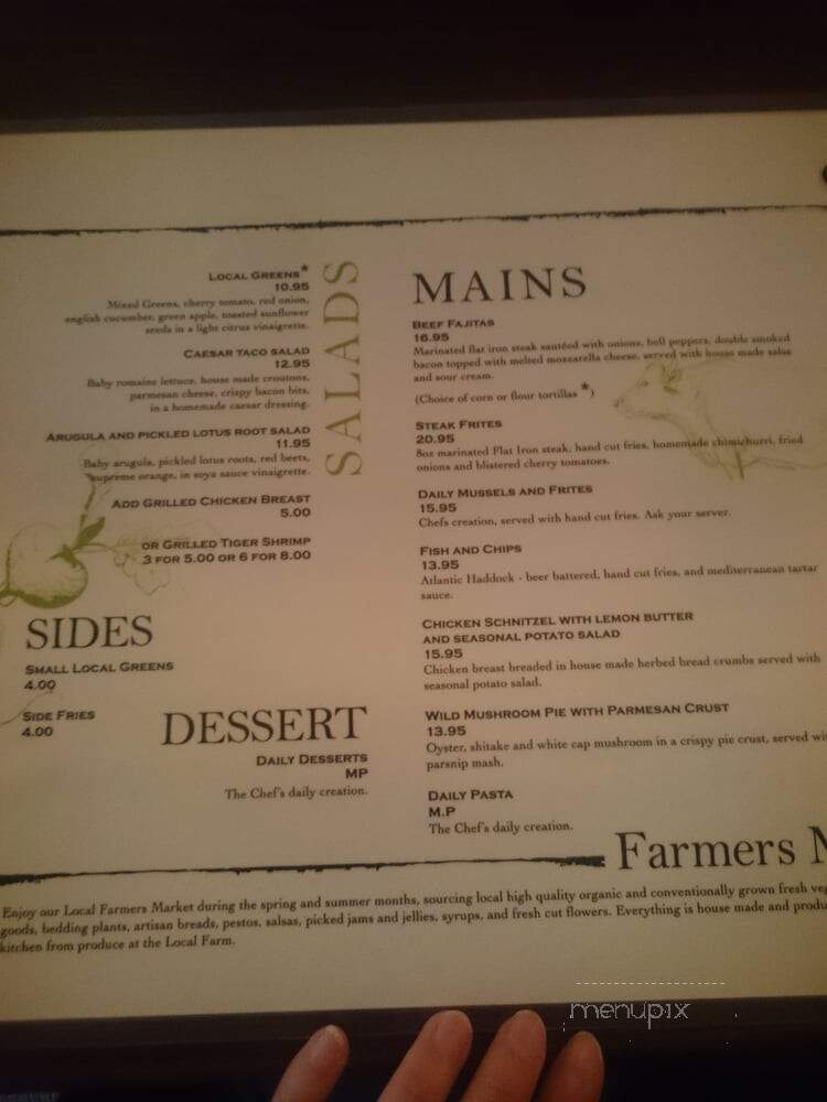 The Local Gest - Toronto, ON menu_pic