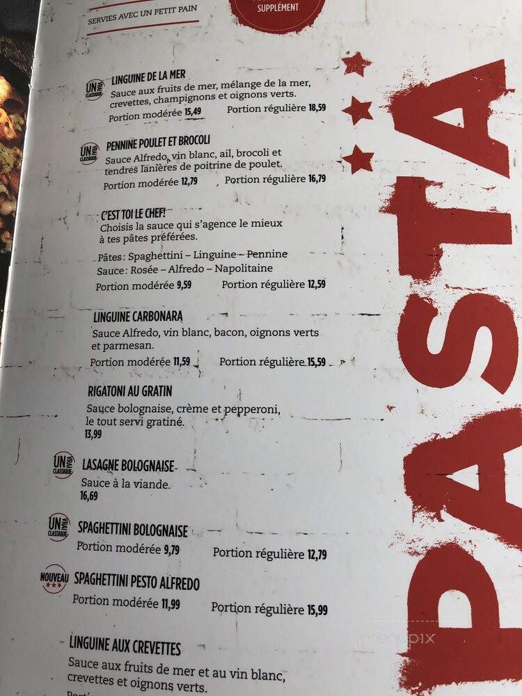 Mikes - Montreal, QC menu_pic