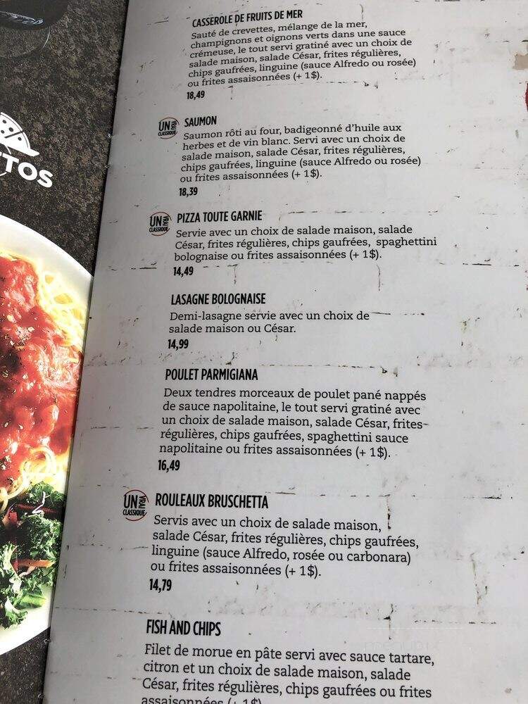 Mikes - Montreal, QC menu_pic