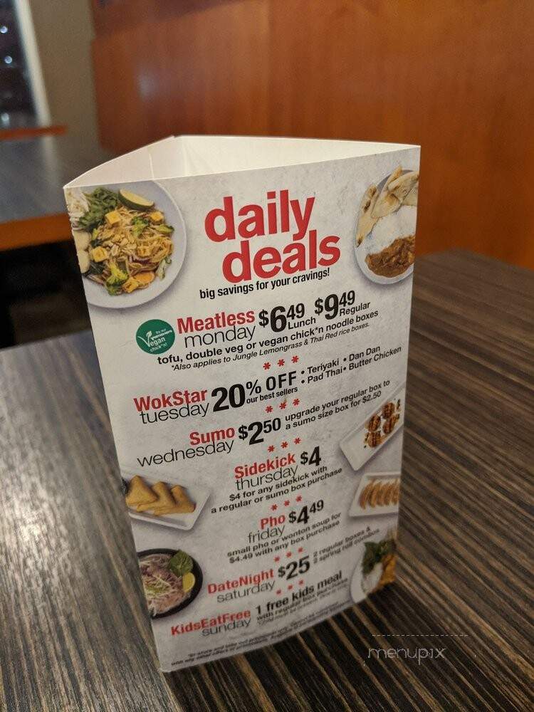 Wok Box - Oshawa, ON menu_pic