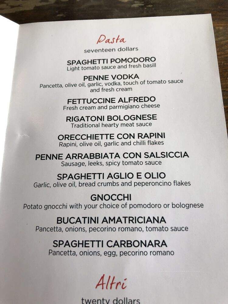 Vivo - Etobicoke, ON menu_pic