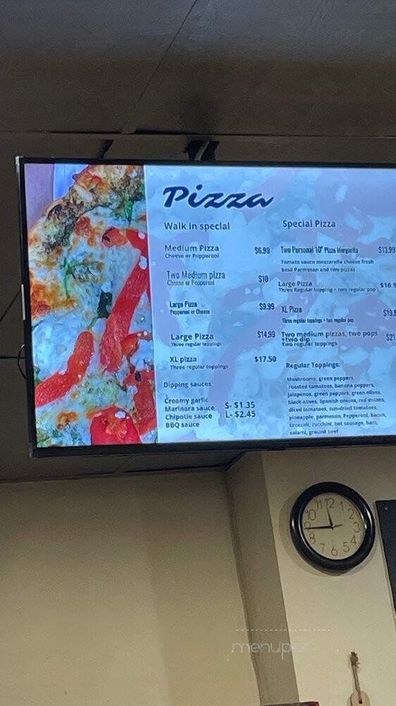 Calabrese Pizza - Toronto, ON menu_pic
