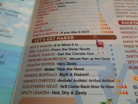 Wild Wing - Toronto, ON menu_pic