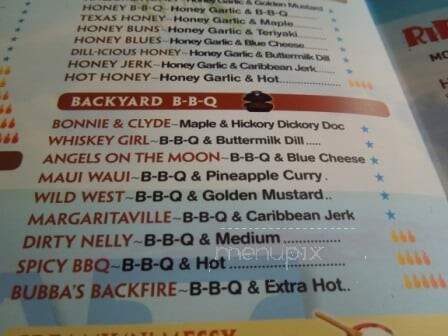 Wild Wing - Toronto, ON menu_pic