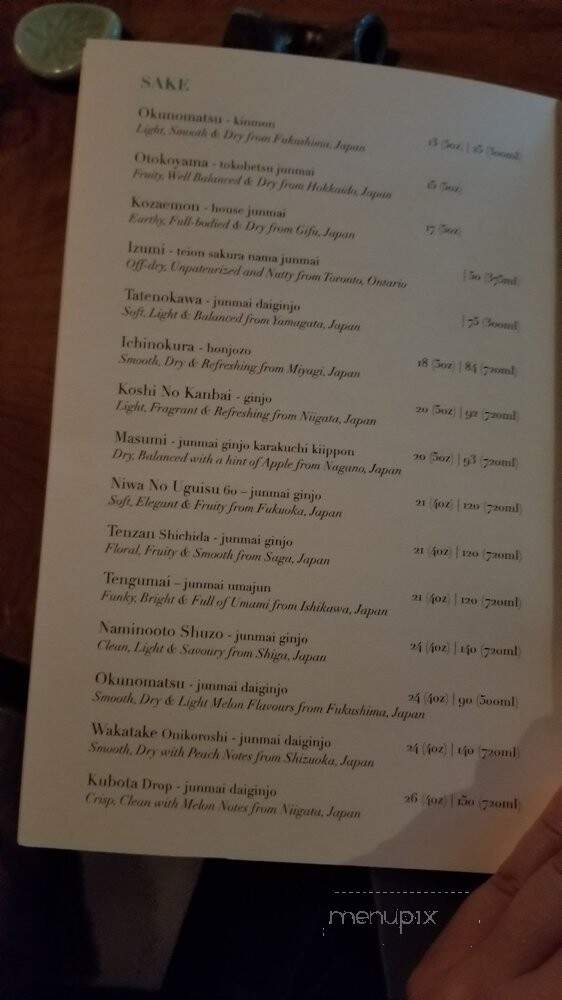 Skippa - Toronto, ON menu_pic
